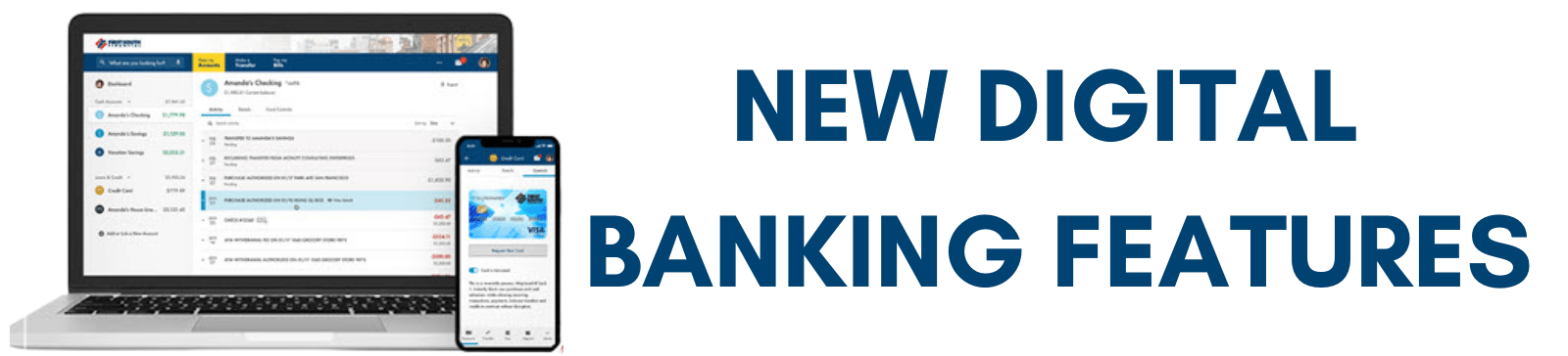 New Digital banking features are now live